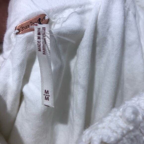 Free People Womens Tavi Set Crochet Skirt & Top White Size M - Picture 6 of 10